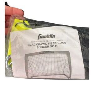 Franklin Blackhawk 4' x 3' Portable Pop Up Soccer Goal Fiberglass Net New